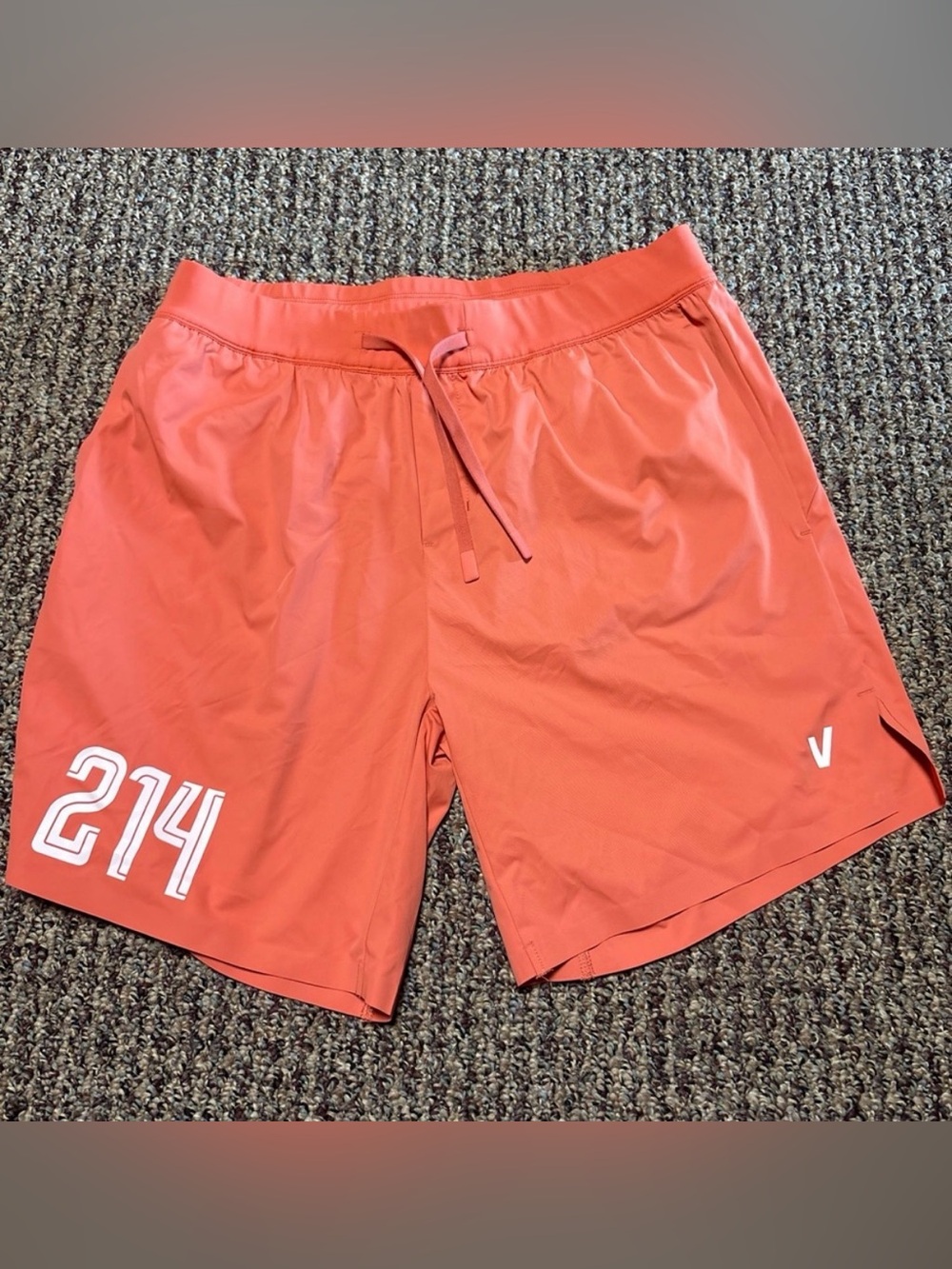 New Exclusive Athlete 2026 CrossFit Games Velites Halo Shorts Large Red Clay 🔥